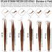 PHLASH TOOLS Diamond Elite Pack of 6 Eyelash Extension Tweezers - Rosegold Set - Buy Online on GoSupps.com