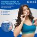 MOXE VaporEase Portable Nasal Inhaler On-The-Go Non-Medicated Made in USA Soothing and Refreshing Vapors Menthol Scent 3 Pack VaporEase 3 Pack - Buy Online on GoSupps.com