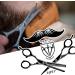 THREE SWORDS Stainless Steel Professional Beard Scissors & Comb Set - Perfect Grooming Tool for Men - Buy Online on GoSupps.com