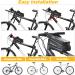 Taikoul 2L Waterproof Bicycle Frame Bag with TPU Touchscreen & 3D Sun Visor - Ideal Handlebar Bag for Racing Bikes Fits Smartphones up to 7.0 - Buy Online on GoSupps.com