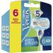 Gillette Venus Extra Smooth Women's Razor Blade Refills - Pack of 6 with 3 Curve-Hugging Blades - Buy Online on GoSupps.com