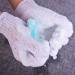 Hotop Dual-sided Exfoliating Shower Gloves - 4 Pairs | Body Bath Scrubs in White - Buy Online on GoSupps.com