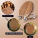 Molded Wood Round Toilet Seat | Quiet Close & Quick Release Hinges | Easy Install & Clean by Angol Shiold (Natural) - Buy Online on GoSupps.com