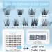 Colored Brown Lash Clusters 84 Pcs - DIY Cluster Eyelash Extensions for Natural Look - Soft and Comfortable - Sunny D-Mix (8-16mm) - Buy Online on GoSupps.com