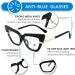 FEISEDY Cateye Blue Light Blocking Glasses for Women - Fashion Cat Eye Frame Black 52mm B2984 - Buy Online on GoSupps.com