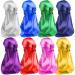 8Pcs Silky Durag Satin Durag With Long Tail Silky Durags for Men Women Durag Cap With Wide Straps Men Waves Durag Cap Headwraps for Men Wave Headwrap Durag Wave Caps Satin Doo Rag for Hair Waves