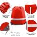 BeeGreen Drawstring Backpack 20|30|50 Pieces for Gym Sport Trip  DIY Reflective Strips Cinch Sack for Kids  Women and Men 20 Red 20 - Buy Online on GoSupps.com