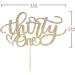 Artczlay thirty-one birthday happy golden glitter cake topper 31 years old birthday party decoration supplies adult birthday cake topper - Buy Online on GoSupps.com