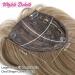 Morichy Large Base Ombre Blonde Hair Topper 12 Inch for Thinning Hair - Synthetic Wiglets for Women - Mix Blonde with Dark Root - Buy Online on GoSupps.com