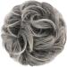 FESHFEN Messy Bun Hair Piece Hair Scrunchies Thick Curly Wavy Hair Piece Synthetic Donut Updo Hairpieces for Women Girls Gray and White Tips 55 g (Pack of 1) 1B/171T60# Gray and White Tips - Buy Online on GoSupps.com