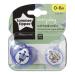 Tommee Tippee Every Day Pacifiers Symmetrical Design BPA-Free Silicone Binkies 0-6m 2-Count Colors and Designs Vary - Buy Online on GoSupps.com