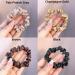 Satin Silk Hair Scrunchies Set - Small Stretchy Hairbands for Thick, Curly, Thin Hair - Frizz Prevention - 4 Pack - Buy Online on GoSupps.com