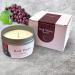 Chandelita Rotwein Merlot Candle | Natural Soy Wax | Relax & Meditate | Well-Being Fragrance - Buy Online on GoSupps.com