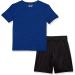 Under Armour Boys Royal Mesh Sleeve Tee & Short Set 4T - Lightweight & Breathable - Buy Online on GoSupps.com