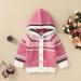 NorthEdge Baby Hooded Cardigan Sweater - Pink, 6-12 Months - Buy Online on GoSupps.com