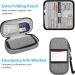 Medmax Insulin Cooling Bag - Portable Water-Repellent Organizer with 2 Cooling Packs for Diabetic Accessories - Insulated Gray Cooler for Insulin Pens - Buy Online on GoSupps.com