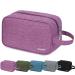 Travel Toiletry Wash Bag for Women Traveling Dopp Kit Makeup Bag Organizer for Toiletries Accessories Cosmetics (Purple) A-purple