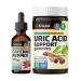 BIO KRAUTER Cayenne Tincture 2 Fl. Oz. & Uric Acid Support 60 Gummies
