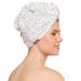 Kitsch Microfiber Hair Towel Wrap for Women, Hair Turban for Drying Wet Hair, Easy Twist Hair Towels, Super Absorbent and Ultra Soft Microfiber Towel, Hair Wrap, After Spa Hair Towel (Micro Dot)