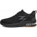 Mishansha Men's Air Cushion Running Shoes - US Men 7.5-15, Raisin Black - Buy Online on GoSupps.com