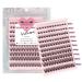 PRO Lash Clusters 120 Pcs Individual Cluster Lashes DIY Lash Extension 8-16mm Eyelash Clusters Volume Wispy Lashes Super Thin Band Reusable Soft & Comfortable(Volume D-8-16mix) 8-16 mix Volume(120 PCS)