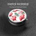Flamingo Bird Green Leaf Round Pill Box | 3 Compartment Portable Travel Organizer for Vitamins & Medications - Buy Online on GoSupps.com