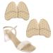 Metatarsal Pads Women 2 Pairs Self-Adhesive Anti Sliding Heel Pads for Shoes Soft Ball of Foot Cushions for Heel Grips High Heel Comfort Pads Reusable Foot Pads for Open Toe Shoes Full-Wrap Design