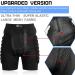 3-Piece Protective Gear Set for Winter Sports - Hip, Knee, Elbow Pads for Skiing, Skating, Snowboarding - Buy Online on GoSupps.com