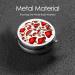 Red White Mushroom Mini Round Pill Box - 3 Compartment Portable Organizer for Travel Home & Office - Buy Online on GoSupps.com