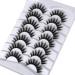 Shop 8D Fluffy False Eyelashes - Wispy Faux Mink Cat Eye Lashes | 7 Pairs Pack | Lightweight & Comfortable - Buy Online on GoSupps.com