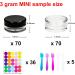 Youngster Set of 140 Empty Cosmetic Containers 3ML Sample Cream Jars for Travel & Storage - Buy Online on GoSupps.com