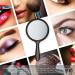 Double Sided Handheld Makeup Mirror with 1X/2X Magnification - Black - Buy Online on GoSupps.com
