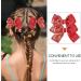 FRCOLOR 3 Pairs New Year Red Hair Bow Barrettes Embroidered Bow Hairgrips Christmas Spring Festival Hair Accessories for Girls Infants Toddlers - Buy Online on GoSupps.com