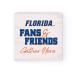 University of Florida Gators Fans and Friends Gather 2.75 x 2.75 Wood Magnet