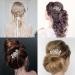 Xinzistar Wedding Hair Clips Bride Hair Clip Comb Bridal Bridesmaid Wedding Hair Accessories for Women Girls Diamante Silver Hair Clips Jewels Rhinestone Hair Clip Accessory for Bridesmaids - Buy Online on GoSupps.com