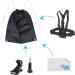 Kare & Kind GoPro Chest Mount Harness - Adjustable Strap for Action Cameras Hero7, Hero6, Hero5, Hero4, Hero Session, DJI OSMO Action - Ideal for Sports and Outdoor Activities - Buy Online on GoSupps.com