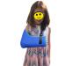 Child Arm Sling (2-3yr) - Medical Grade, Feel-Safe, Easy-Fit, Cooling, Ultra-Comfort - Blue/Aqua Trim | Includes Smiley Sticker - Buy Online on GoSupps.com