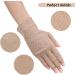 Yolev Women's Anti-UV Fingerless Gloves - Sun Protection Bicycle Riding Gloves - Summer Outdoor Cycling Gear in Khaki - Buy Online on GoSupps.com