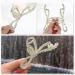 VOCOSTE Hair Clip Classic Rhinestone Bow Tie Hair Clip for Women Gold Tone - Buy Online on GoSupps.com