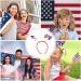 Uozonit Independence Day Hair Accessories Patriotic Hair Bands | Cute Independence Day Headband | Patriotic Supplies Supplies Decorations Celebrating Freedom Rudolph Usa Model - Buy Online on GoSupps.com