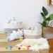 Hinwar Baby Diaper Caddy - Portable Organizer for Infants | Cotton Rope Storage Bag with Removable Divider - Perfect Newborn Shower Gift & Car Organizer (Brown) - Buy Online on GoSupps.com