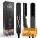 Aberlite EDC - Premium Beard Straightener Brush for Men - Professional Straightening Tool Heated Comb - for Short & Long Beards  - for Home and Travel (Grey)