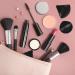 UFRITAN 16 Pieces Powder Puff Set - Soft Velour Makeup Tool for Loose Powder Foundation & Mineral Powder - Triangle & Round Shape with Ribbon Strap - Buy Online on GoSupps.com