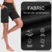 SANTINY Women's High Waisted Bermuda Shorts with Zipper Pocket - Black Large - Buy Online on GoSupps.com