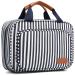 Hanging Travel Toiletry Bag,Large Capacity Cosmetic Travel Toiletry Organizer for Women with 4 Compartments & 1 Sturdy Hook,Perfect for Travel/ Daily Use/ Christmas z-Blue