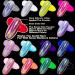 2 Jars Holographic Nail Powder - Rainbow Holo Unicorn Glitter + 6PCS Sponge Tools for DIY Nail Art - Buy Online on GoSupps.com