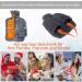 Electricity-Free Foot Warmer | 2L Heated Foot Bottle | Super Soft Winter Heating Mat for Cold Feet - Gray 38x32cm - Buy Online on GoSupps.com