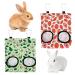 2 PCS Guinea Pig Hay Feeder Rabbit Hay Feeder Hanging Hay Feeding Bag Rabbit Accessories for Rabbits Guinea Pigs Hamsters Pet Pigs Or Other Small Animals Choose