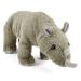 Zappi Co Plush Children's Stuffed Soft Cuddly Plush Toy-Part of Safari Animals Collection Perfect for Kids (33cm Depth)(Rhino)