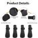 2 Pair Dog Boots for Injures Paws Waterproof Anti-Slip Dog Shoes with Adjustable Reflective Straps Dog Socks Paws Stop Licking Dog Crocs Paw Protector Black - Buy Online on GoSupps.com